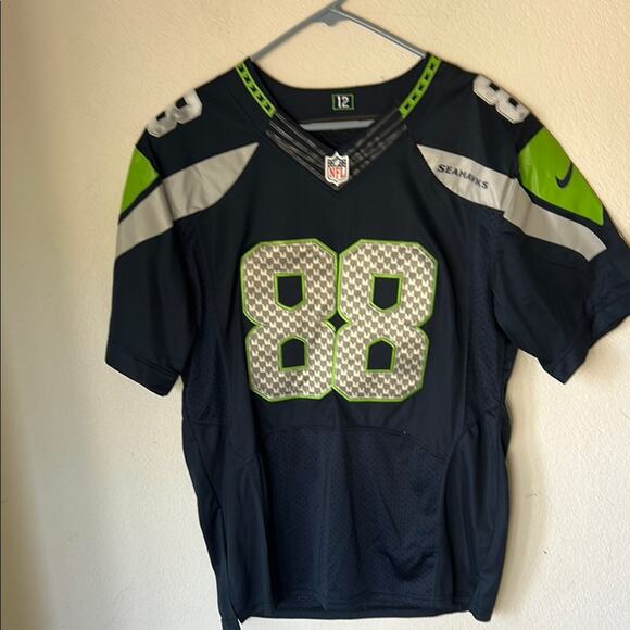 Seattle Seahawks Jersey XL Jimmy Graham Nike Blue Mens - Picture 1 of 9